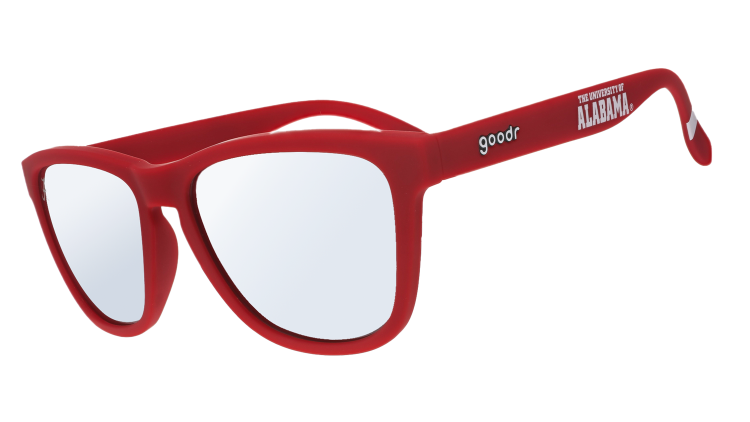 The University of Alabama red goodr sunglasses